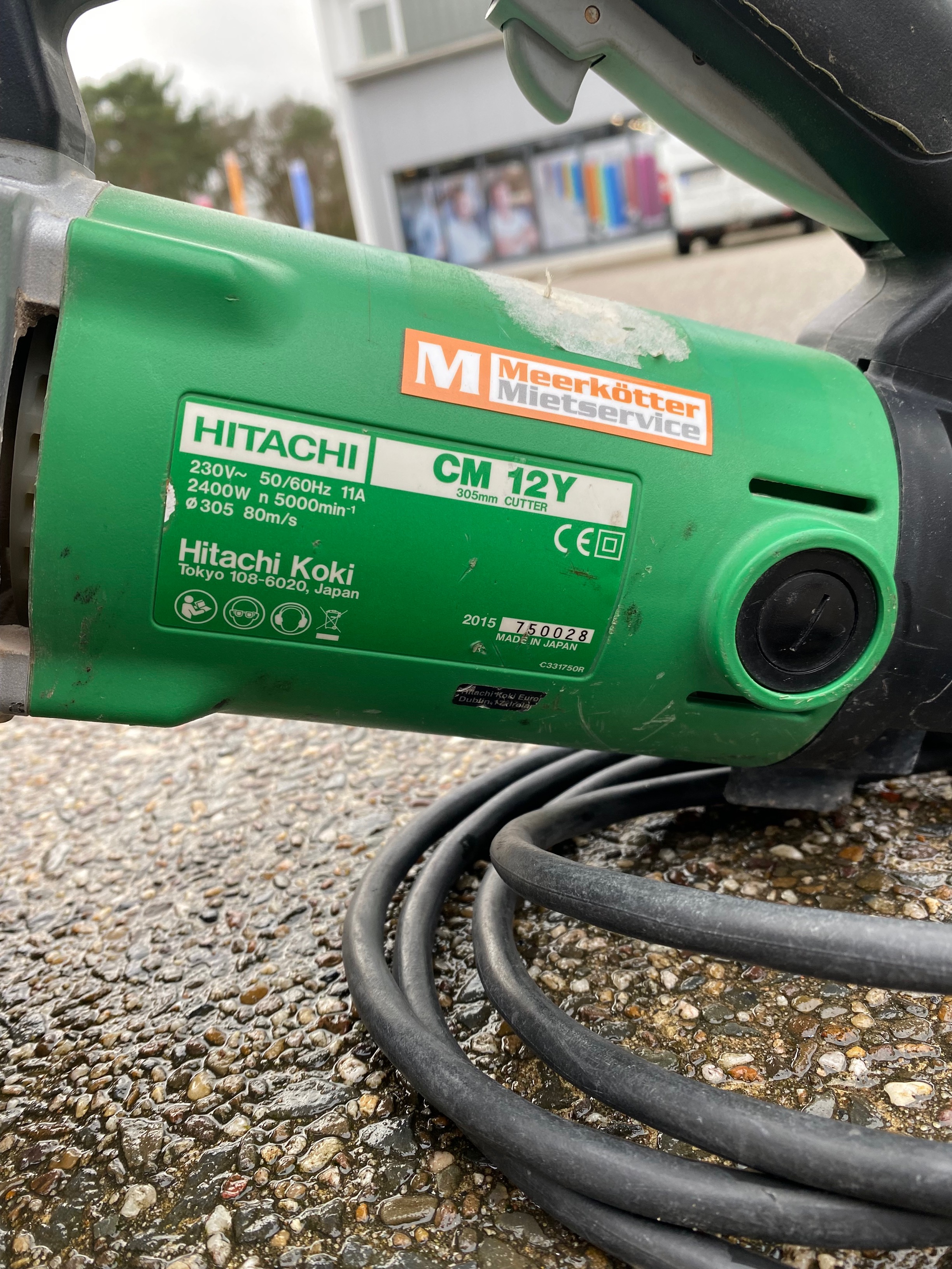 Hitachi Diamant-Trennschleifer CM12Y - Elektro